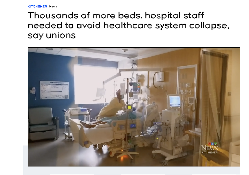 Canadian healthcare system collapse